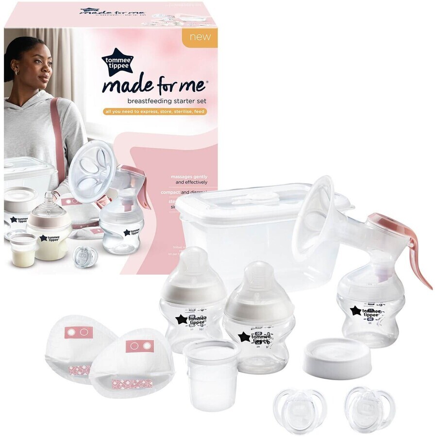 Kit de démarrage Tommee Tippee Made for Me™ avec tire-lait manuel