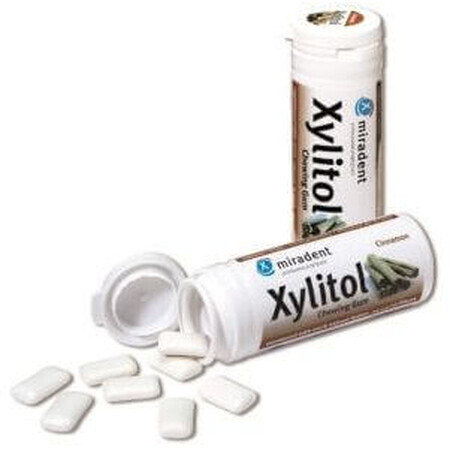 Miradent chewing gum Xylitol Cinnamon 30 pieces