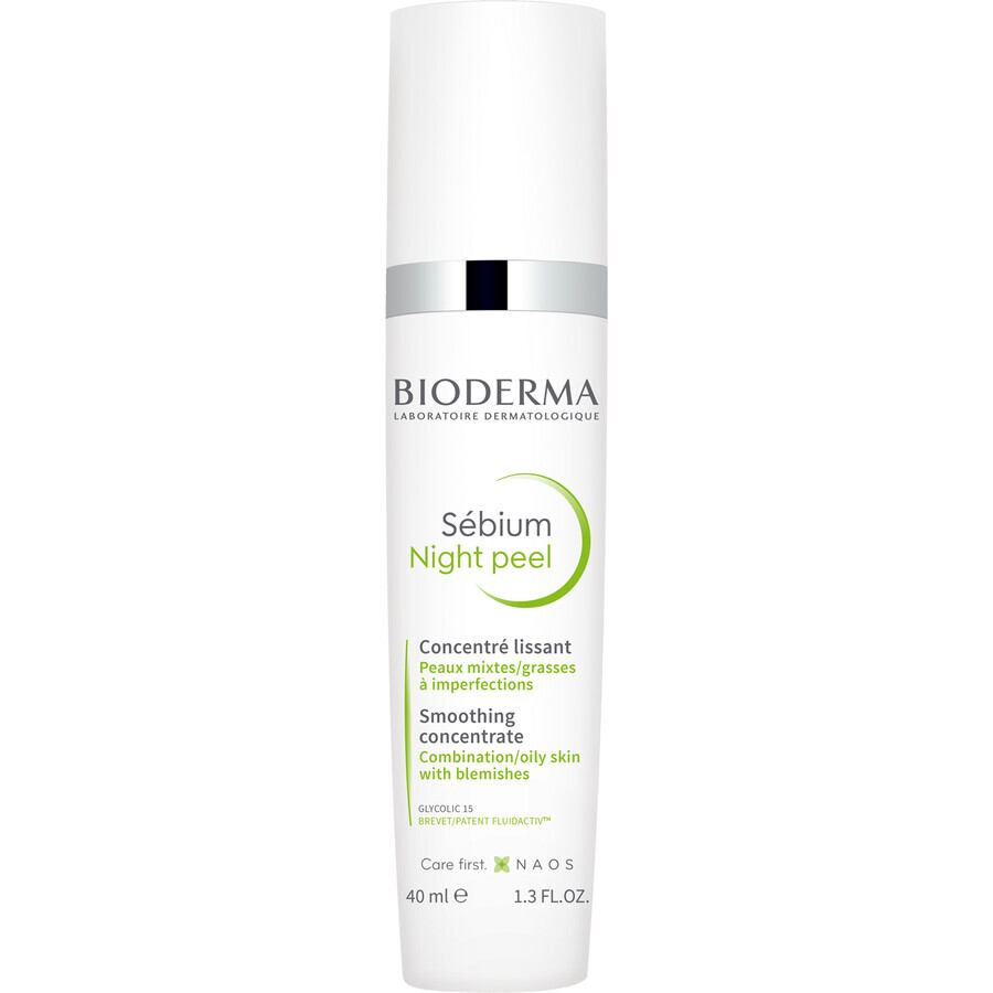 Bioderma Sébium Peeling de Noche Peeling químico suave 40 ml