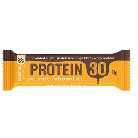 Bombus Protein 30% noix et chocolat. 50 g