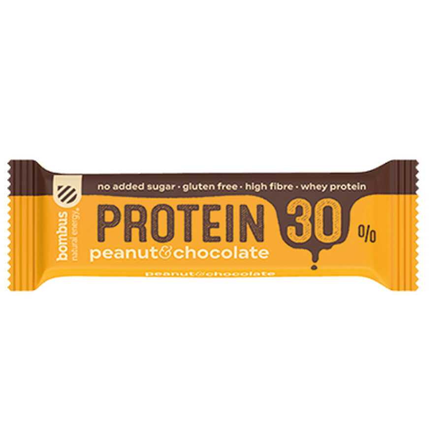 Bombus Protein 30% noix et chocolat. 50 g