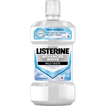 Listerine Advanced White Mundspülung mit feinem Geschmack 500 ml