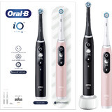 Oral-B EL.ZK Duo iO Serie 6 Duo Pack nero/rosa + supporto + scatola