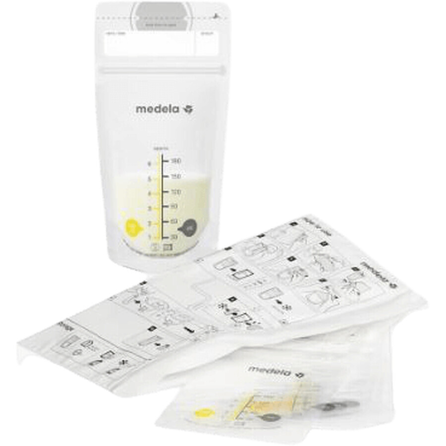 Medela bolsas para almacenar leche materna 50 x 180 ml