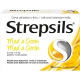 Strepsils Honey and Lemon Lozenges 36 lozenges