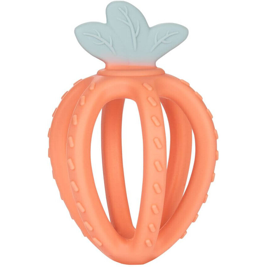 Canpol Babys Silizium 3D Sensory Teether - Erdbeere Orange