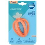 Canpol Babys Silizium 3D Sensory Teether - Erdbeere Orange