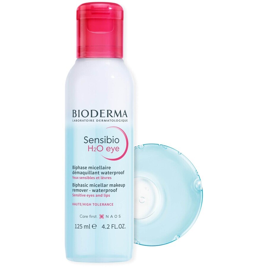 Bioderma Sensibio H2O micellaire reiniger voor ogen en lippen 125 ml