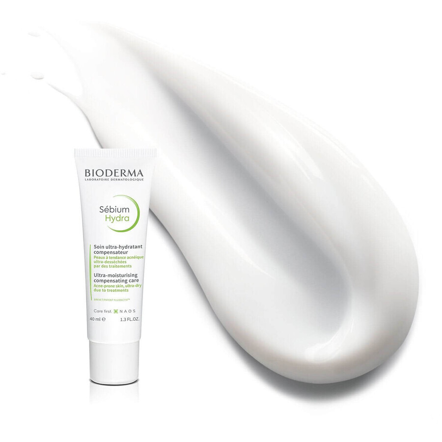 Bioderma Sébium Hydra crème hydratante pour l'acné 40 ml