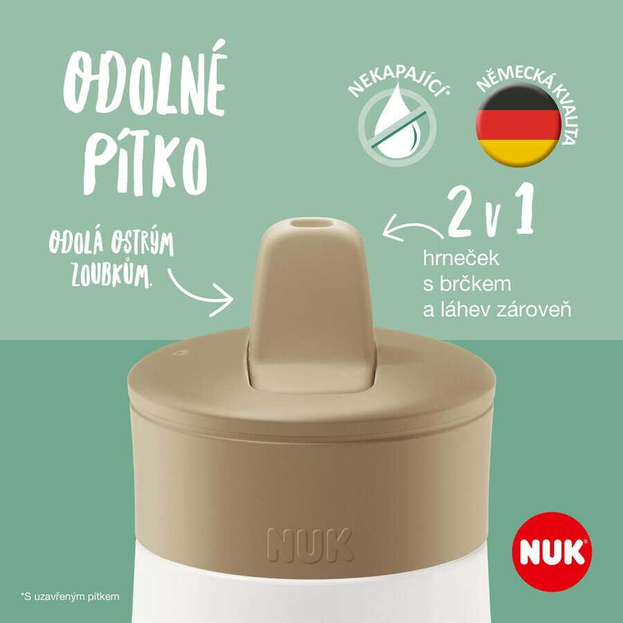 Nuk Mini-Me PP Flip Bottle green 450 ml