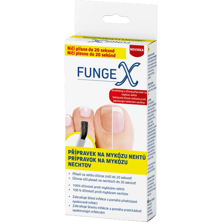 FungeX Preparat przeciwgrzybiczy do paznokci 5 ml: ceny i cechy