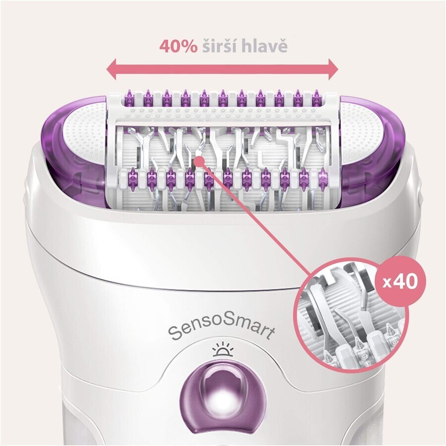 Braun Silk-épil 9, Epilator, 4 atașamente, husă, mănuși de răcire, 9-735