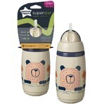 Tommee Tippee Superstar, 12m+, grijs 266 ml, niet-druppelende sportbeker