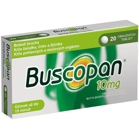 Buscopan 10mg 20 comprimidos