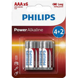 Philips Batterie LR03P6BP/10 6 Stück