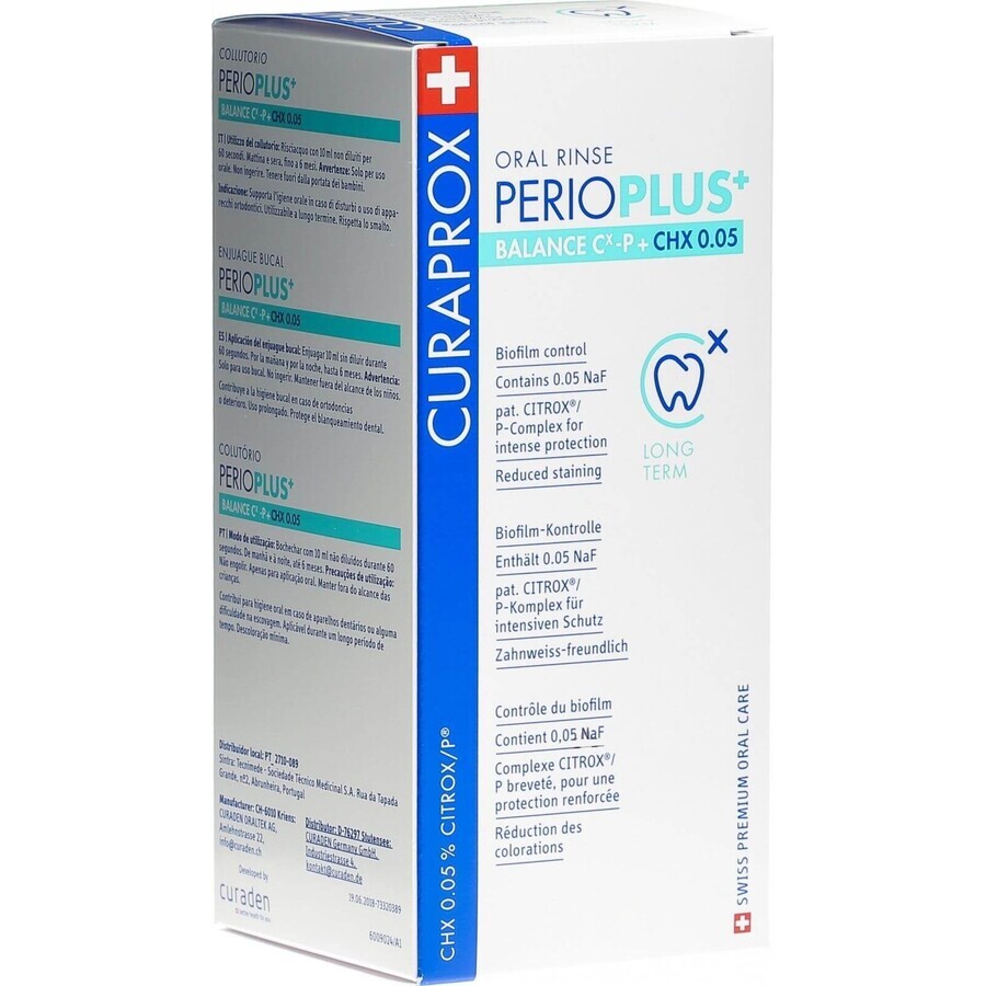 Curaprox Perio Plus Balance CHX 0.05% 200 ml