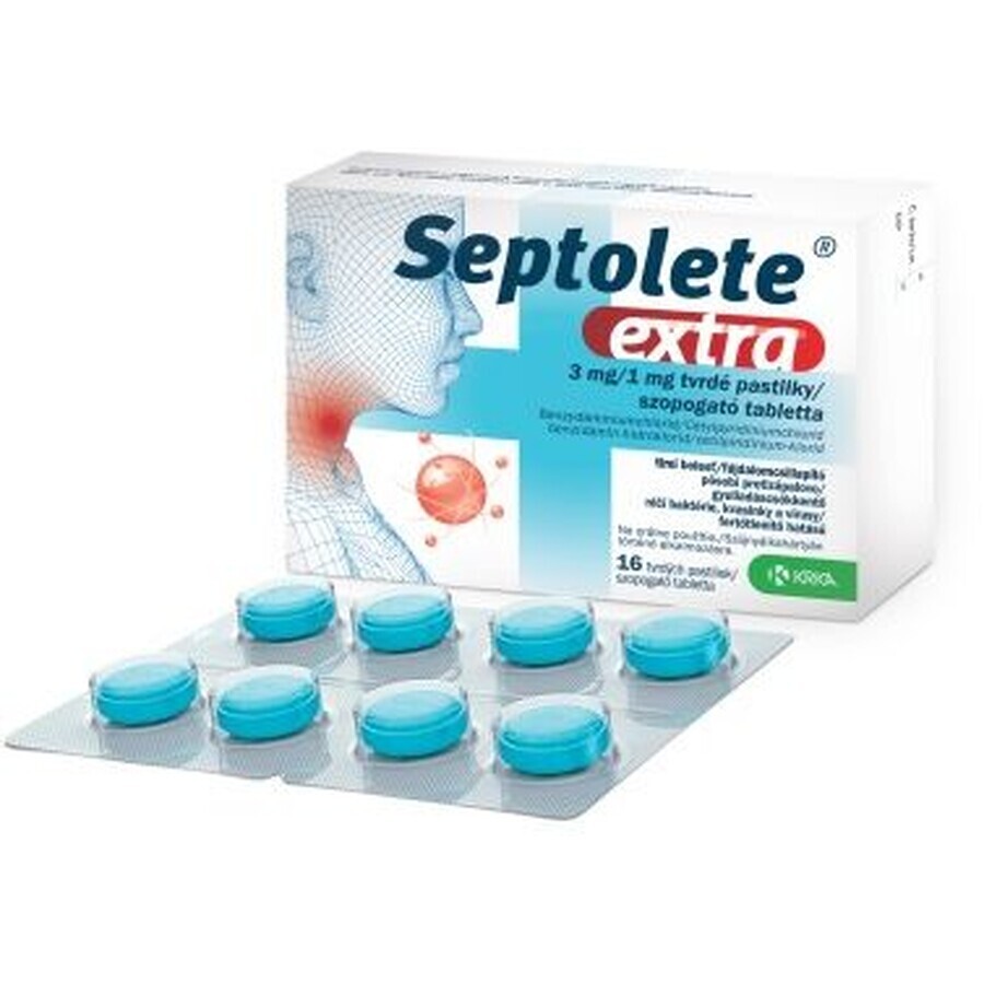 Septolete extra 16 comprimidos