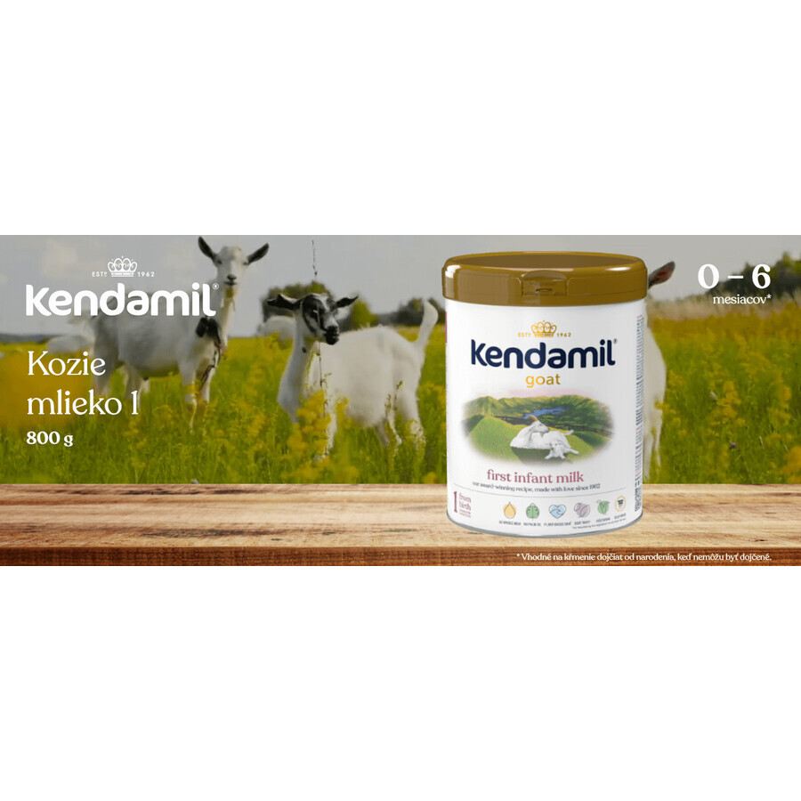 Kendamil Goat milk for infants 1 DHA+, 800 g