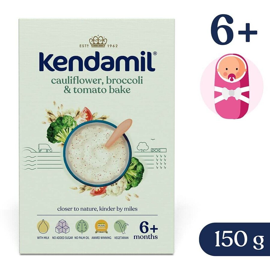 Kendamil Porridge with broccoli, cauliflower and tomatoes 6m+ 150 g