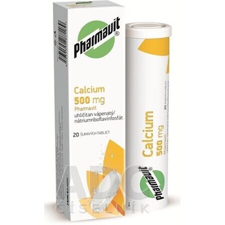 Pharmavit Calcium 500 mg 20 bruistabletten