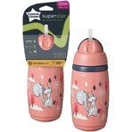 Tommee Tippee Superstar, 12m+, gobelet de sport anti-goutte, rose 266 ml