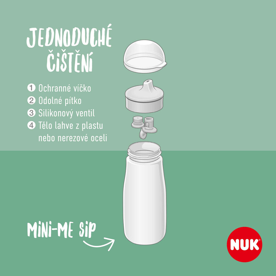 Nuk Plastic bottle Mini-Me SIP purple 300 ml