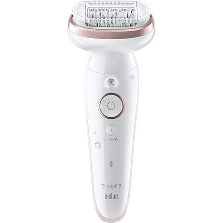 Braun Silk-épil 9, Epilatore 9-000, bianco/rosa