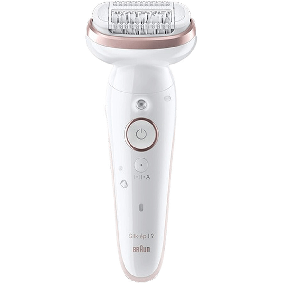 Braun Silk-épil 9, Epilatore 9-000, bianco/rosa