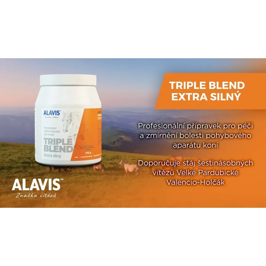 Triple Blend Extra forte preparazione veterinaria, 700 g, Alavis