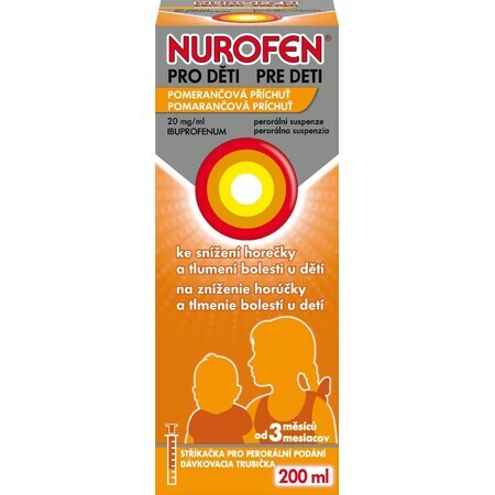 Nurofen für Kinder mit Orangengeschmack 200 ml