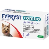 Fypryst Combo 67 mg/60 3 mg Fypryst Combo 67 mg/60 3 mg Perros 2-10 kg Solución para goteo cutáneo para perros pequeños 1 ud.