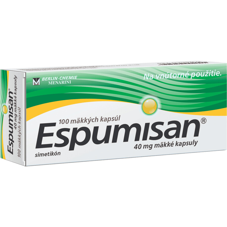 Espumisan 40 mg 100 cápsulas