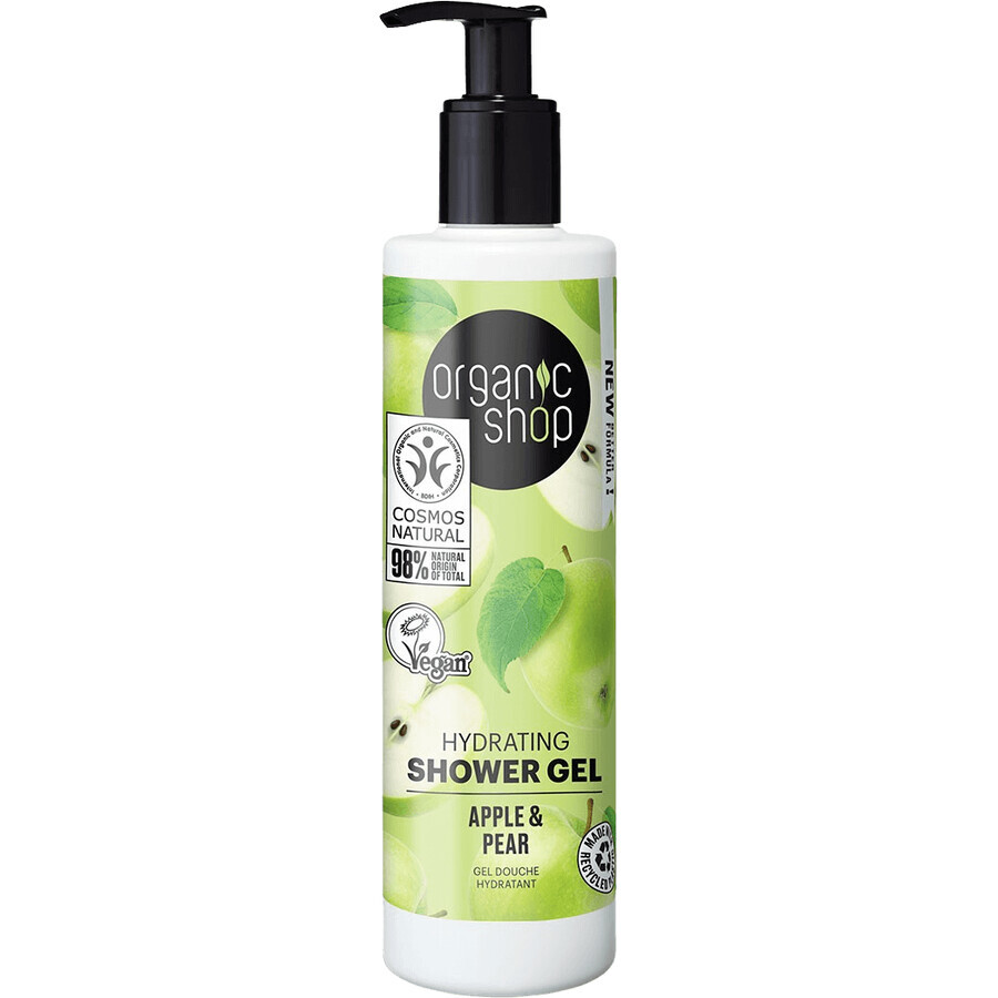 Organic Shop Gel de ducha hidratante de manzana y pera 280 ml