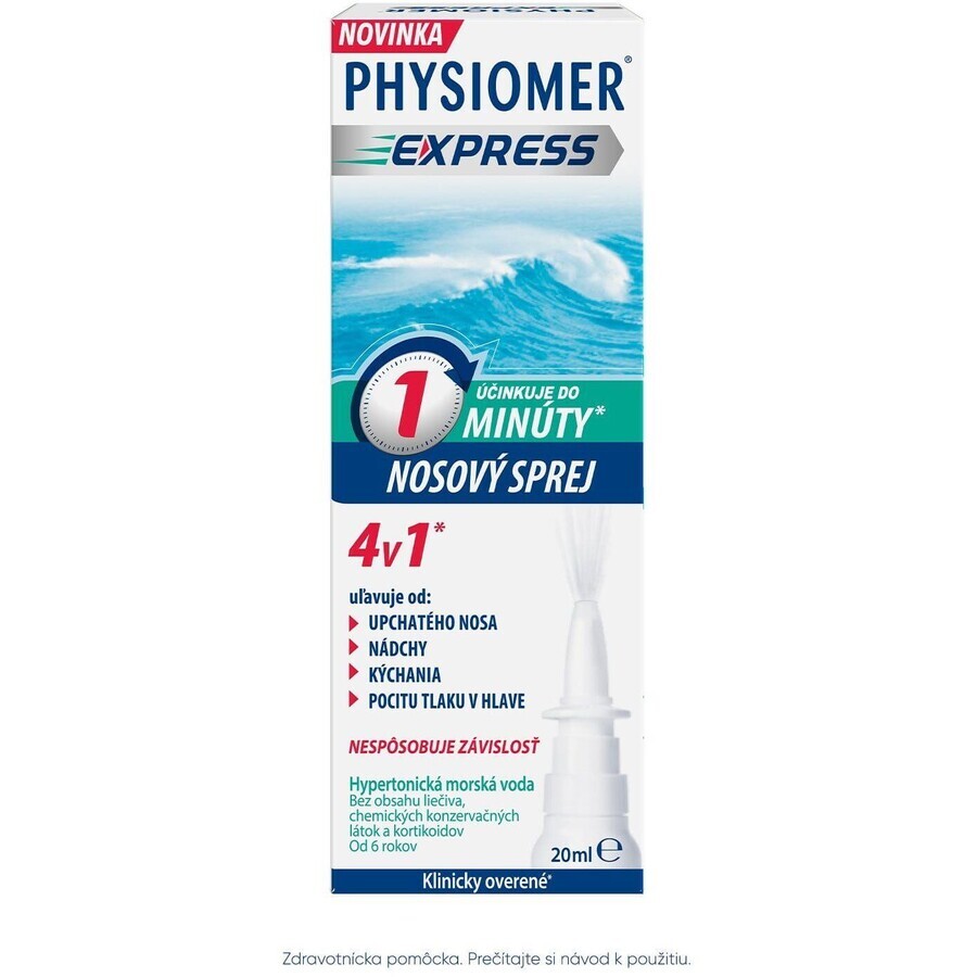 Physiomer Express hypertonische neusspray 20 ml