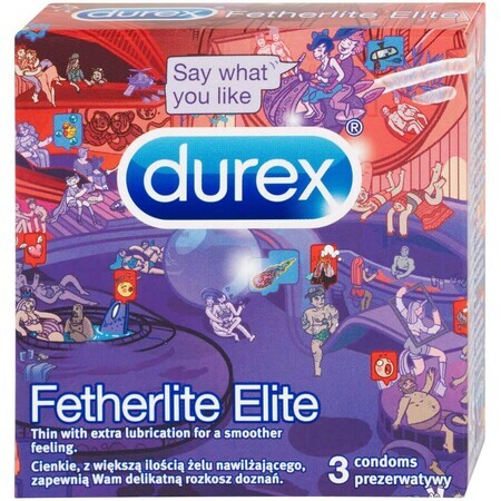 Prezervative Durex Fetherlite Elite 3 buc