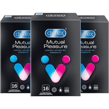 Durex Mutual Pleasure Condoms 48 pieces