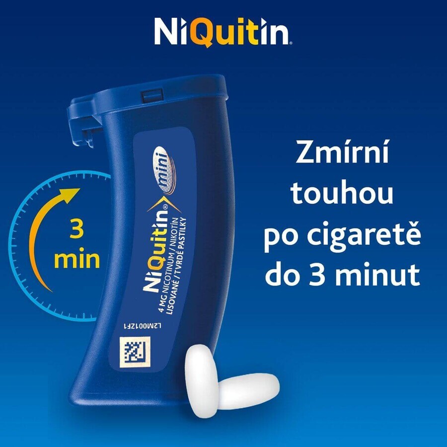 Niquitin mini 4mg comprimidos 3 x 20 comprimidos