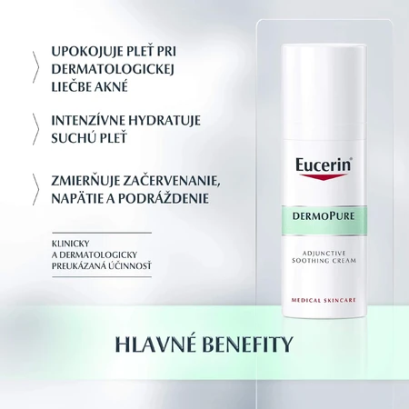 Eucerin DERMOPURE verzachtende crème voor de probleemhuid 50 ml