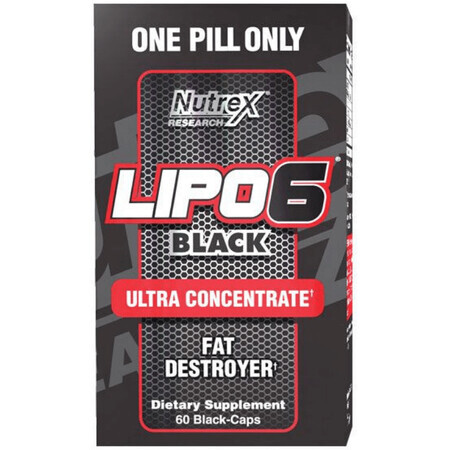 Nutrex Lipo 6 Black Ultra Concentrado 60 cápsulas