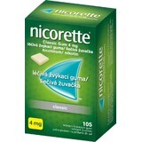 Nicorette ® Classic Gum 4 mg, chicle medicinal 105 unidades