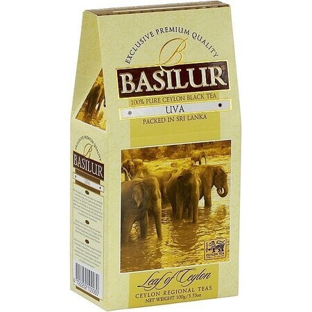 Basilur Ceylon foglie Uva di carta 100 g