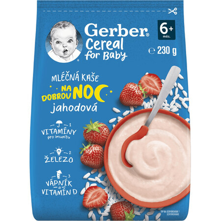 Gerber Gute-Nacht-Erdbeer-Brei Müsli 230 g