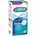 Corega Bio Tabs comprimés de nettoyage pour prothèses dentaires 136 pcs