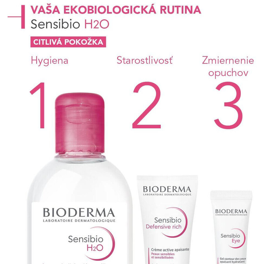 Bioderma Sensibio H2O apă micelară pentru piele sensibilă 250 ml