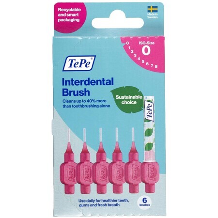 TePe Original interdental brush 0,4 mm pink 6 pcs