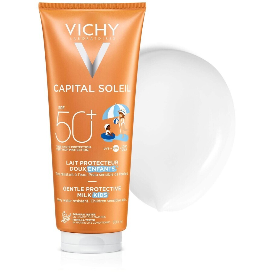 Vichy Capital Soleil Loción protectora infantil SPF 50 para rostro y cuerpo 300 ml