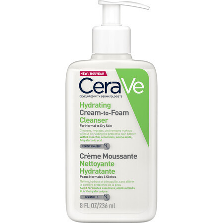 CeraVe Crème moussante nettoyante 236 ml