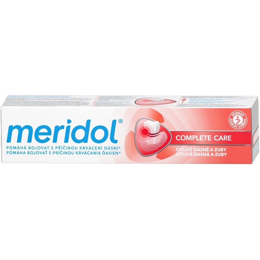 Meridol Complete Care pasta dentífrica para dientes y encías sensibles 75 ml