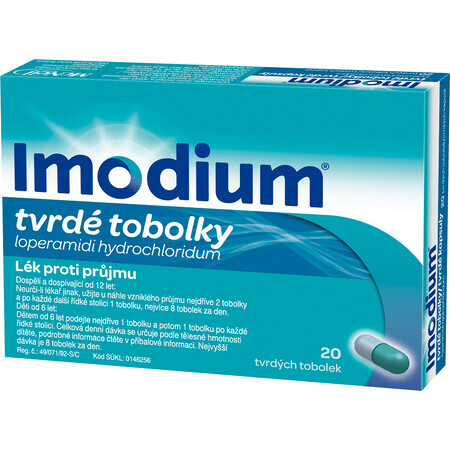 Imodium 2 mg cápsulas duras, 20 uds.