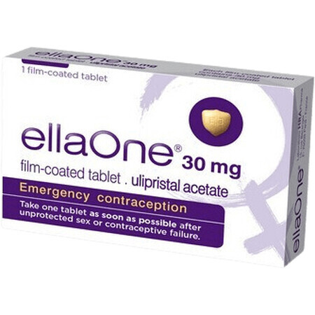 EllaOne en 120 horas 1 comprimido recubierto 30 mg